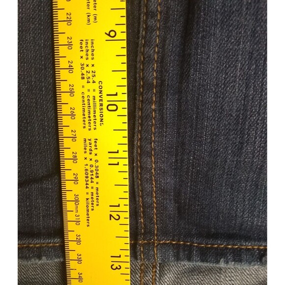 Old Navy Distressed Denim Mini Skirt Womens Size 8 Y2K Medium Wash - Picture 6 of 7